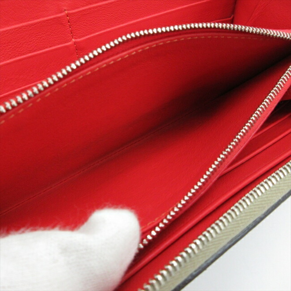 Celine Wallet Around Leather Beige Zip - Picture 9 of 9